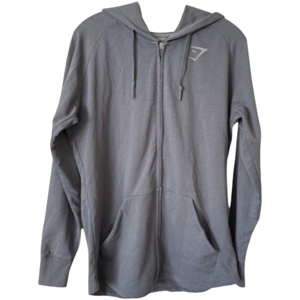Gymshark Training Full Zip Oversized Fit Hoodie - Dark Slate Blue - M
